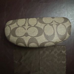 Coach eye glass case